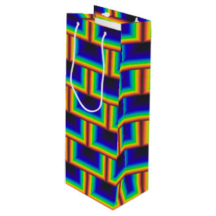 Sacola Para Vinho Escalas quadradas de espectro solar