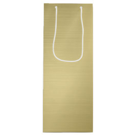 Sacola Para Vinho Esmagado Profundo Dourado