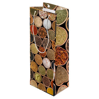 Sacola Para Vinho Especiarias e ingredientes de comida