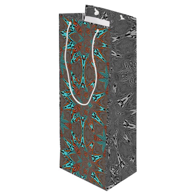 Sacola Para Vinho Estrela da Complexidade do Futuro (Verso inclinado)