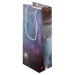 Sacola Para Vinho Estrelas violeta orgânicas céu nebulosa de orion E