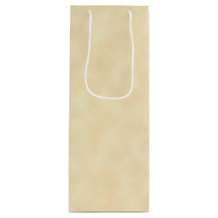 Sacola Para Vinho Exame de Papel de Pergaminho Natural Antiguo