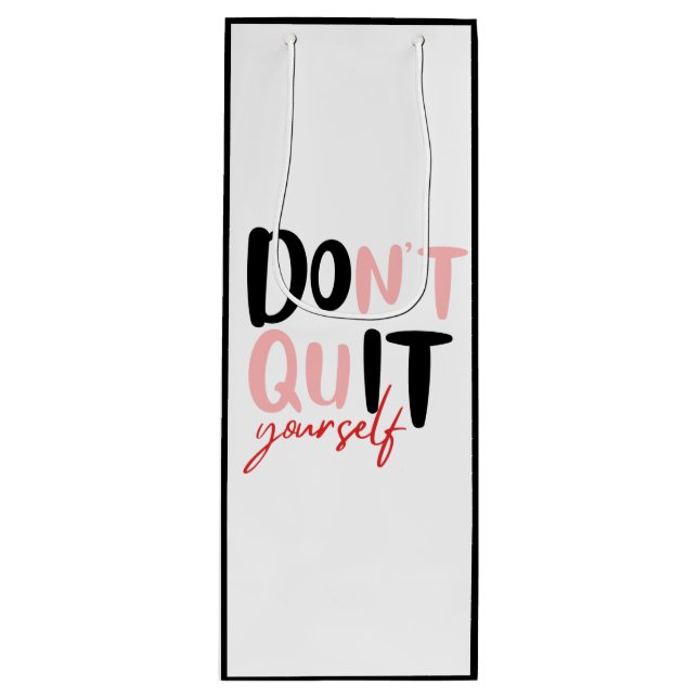 Sacola Para Vinho Faça você mesmo (Frente)