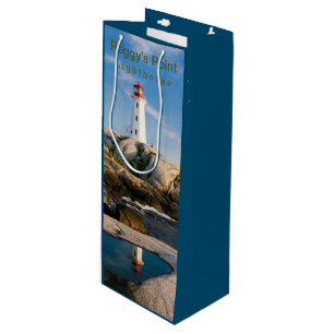 Sacola Para Vinho Farol de Peggys Point Atlantic Canadá