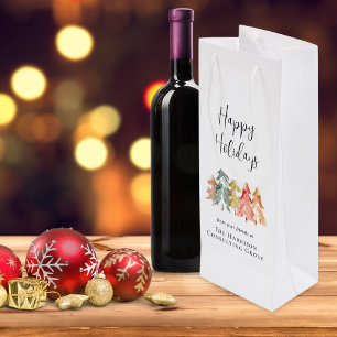 Sacola Para Vinho Félicias de Fim de Ano Empresariais Natal Corpora