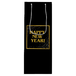 Sacola Para Vinho Feliz ano novo