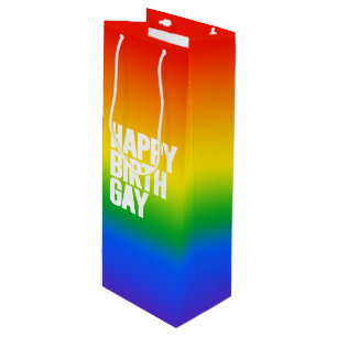 Sacola Para Vinho Feliz Birthgay