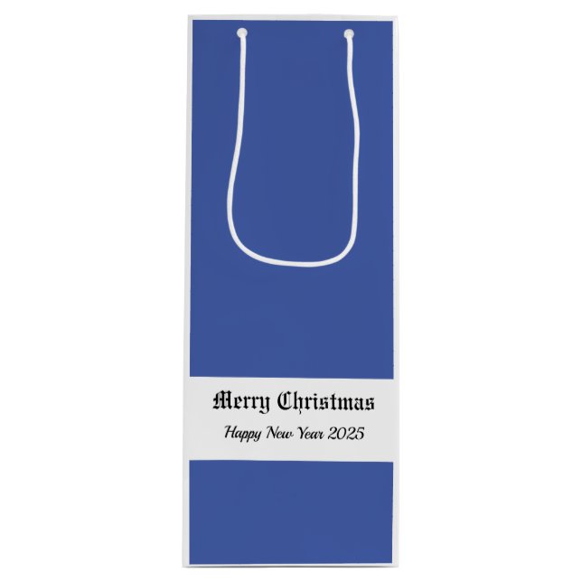 Sacola Para Vinho Feliz Natal! (Frente)