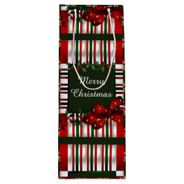 Sacola Para Vinho Feliz Natal Personalizado