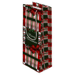 Sacola Para Vinho Feliz Natal Personalizado