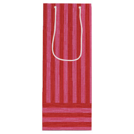 Sacola Para Vinho Feliz vermelha rosa e feriado natalício brilhante