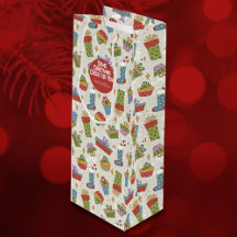 Feriado Bonito, Colorido Oferece Saco De Presente 