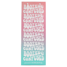 Sacola Para Vinho Festa de Despedida de Solteira Rosa Água Retrô Emb