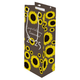 Sacola Para Vinho Festa de formatura do campo dos girassóis