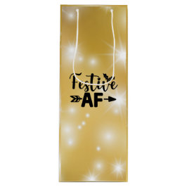 Sacola Para Vinho Festivo AF Bolsa de Presente de Vinho