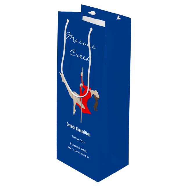 Sacola Para Vinho Fitness de Pole (Frente inclinada)