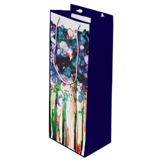 Sacola Para Vinho Flores