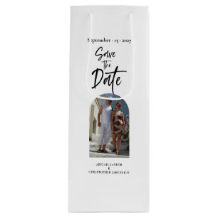 Sacola Para Vinho Foto de script Salve a data
