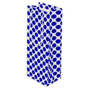 Sacola Para Vinho Friso Azul por Kenneth Yoncich