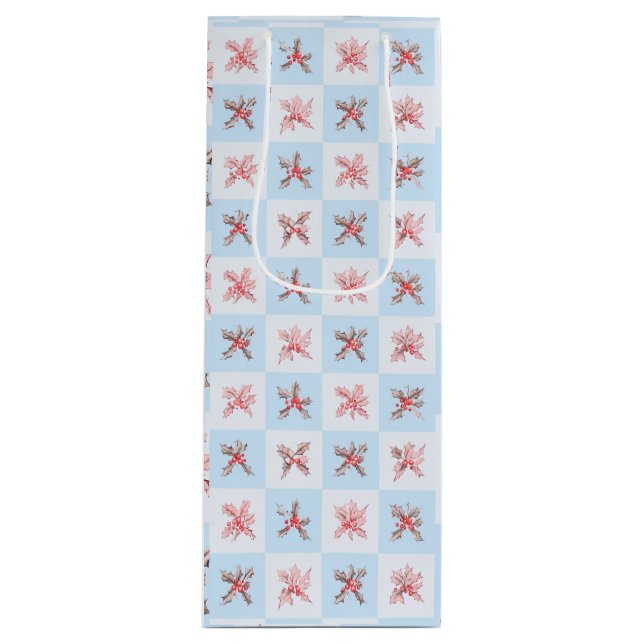 Sacola Para Vinho Fruta que me lembra do inverno (Frente)