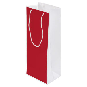 Sacola Para Vinho Fundo Vermelho Escuro