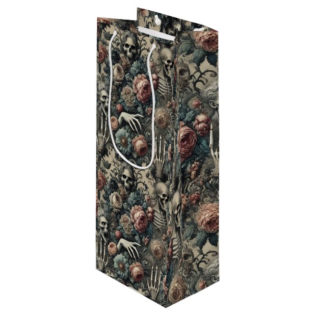 Sacola Para Vinho Gambit Ghoul - Vitoriano Gótico (Frente inclinada)