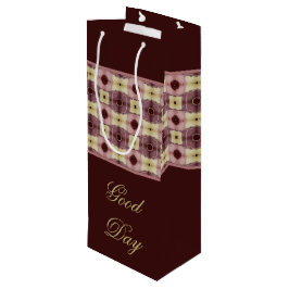 Sacola Para Vinho Garrafa de Tote do Dia Bom Inspiracional