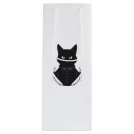 Sacola Para Vinho Gato Negro Encantado de Salem