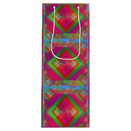 Sacola Para Vinho Geométrico