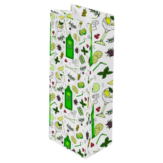 Sacola Para Vinho Gin Lover Gin Tonic Coctail Bag (Frente inclinada)