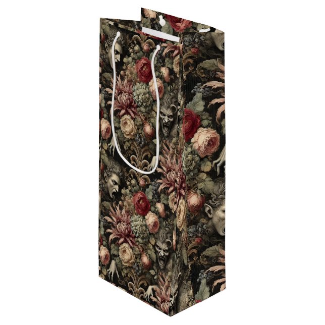 Sacola Para Vinho Gosto Como Barroco - Vitoriano Gótico (Frente inclinada)