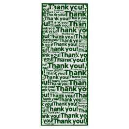 Sacola Para Vinho Green & White Lawn Care Service Obrigado!