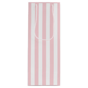 Sacola Para Vinho Grelha Rosa e Branco do Milênio