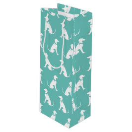 Sacola Para Vinho Greyhound Dog Puppy