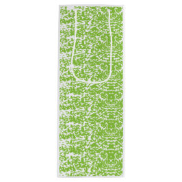 Sacola Para Vinho Grunge Lime Green Texture