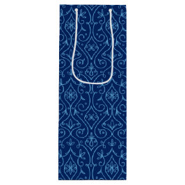 Sacola Para Vinho Hanukkah, decorativo do Ouro e azul