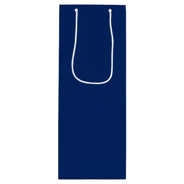 Sacola Para Vinho Hanukkah Winter Night Blue (Frente)