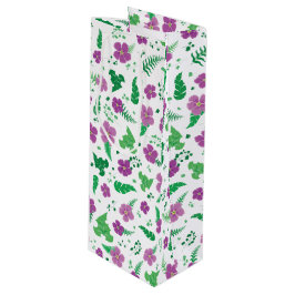 Sacola Para Vinho Hibisco Roxo