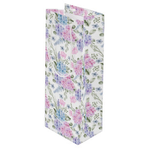 Sacola Para Vinho Hidrangea Gift Bag
