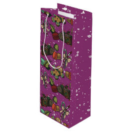 Sacola Para Vinho Holiday Sweets- Sugar Plum (Color)