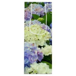 Sacola Para Vinho Hydrangea Mix-WINE GIFT BAG
