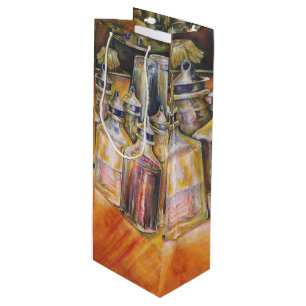 Sacola Para Vinho Ideografia da luz Ouro