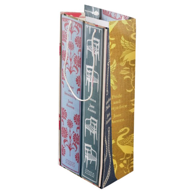 Sacola Para Vinho Jane Austen's Novels (Frente inclinada)