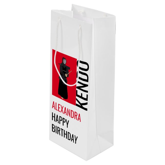 Sacola Para Vinho Kendo (Frente inclinada)