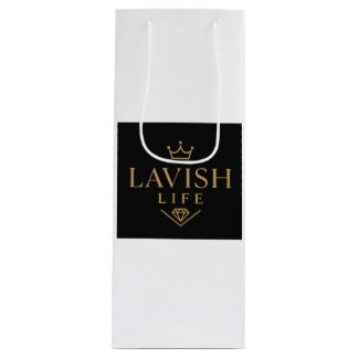 Sacola Para Vinho Lavish Wine Gift Bag