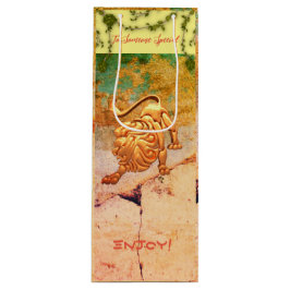 Sacola Para Vinho Leo Birthday Wine Gift Bag