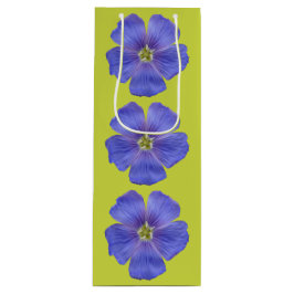 Sacola Para Vinho Linho Azul nº 1