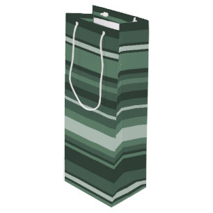 Sacola Para Vinho Listras do verde prudente