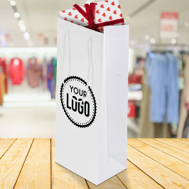 Sacola Para Vinho Logotipo Personalizado da Empresa