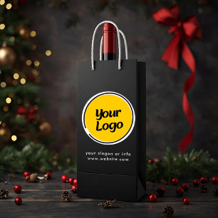 Sacola Para Vinho Logotipo Personalizado da Empresa Presente Empr